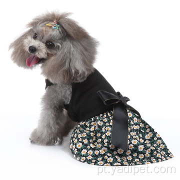 Pet Dress Bow Decor roupas para animais de estimação